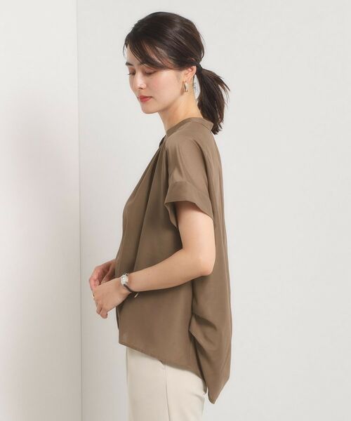 ITS'DEMO / イッツデモ シャツ・ブラウス | 【手洗い可】シアー裾タックブラウス | 詳細21