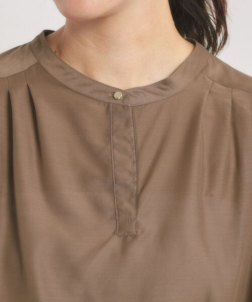ITS'DEMO / イッツデモ シャツ・ブラウス | 【手洗い可】シアー裾タックブラウス | 詳細23