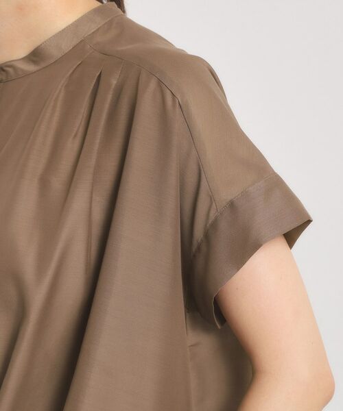 ITS'DEMO / イッツデモ シャツ・ブラウス | 【手洗い可】シアー裾タックブラウス | 詳細24