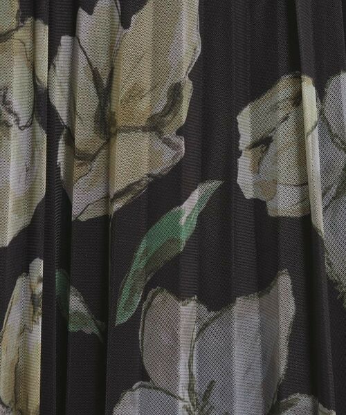 ITS'DEMO / イッツデモ スカート | 【手洗い可／ウエストゴム】花柄チュールスカート | 詳細9