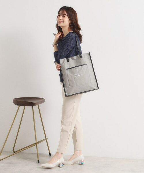 ITS'DEMO / イッツデモ トートバッグ | 【推し活／A4対応】合皮パイピングキャンバストート | 詳細12