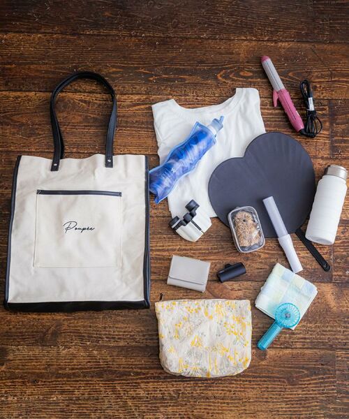 ITS'DEMO / イッツデモ トートバッグ | 【推し活／A4対応】合皮パイピングキャンバストート | 詳細28