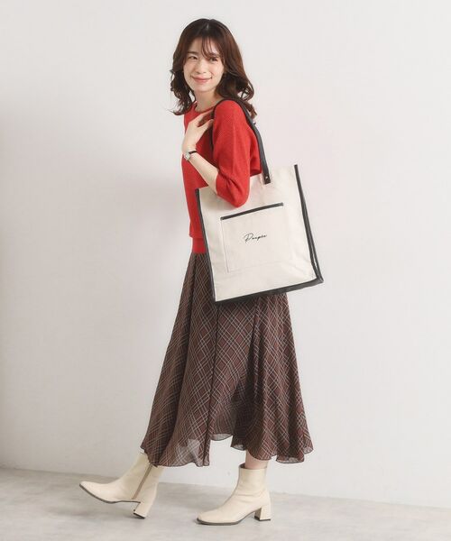 ITS'DEMO / イッツデモ トートバッグ | 【推し活／A4対応】合皮パイピングキャンバストート | 詳細5