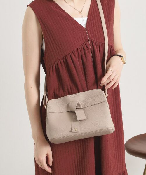 ITS'DEMO / イッツデモ ショルダーバッグ | <かるバッグ>ミニショルダー(グレージュ(050))