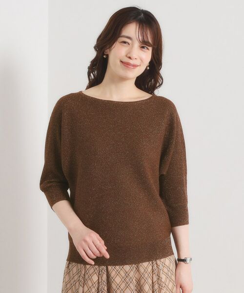 ITS'DEMO / イッツデモ ニット・セーター | 【手洗い可】ラメドルマンニット | 詳細21