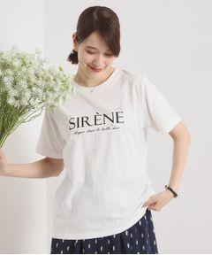 ITS'DEMO / イッツデモ Tシャツ | 【手洗い可】パール調ロゴTシャツ