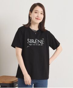 ITS'DEMO / イッツデモ Tシャツ | 【手洗い可】パール調ロゴTシャツ