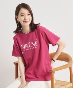 ITS'DEMO / イッツデモ Tシャツ | 【手洗い可】パール調ロゴTシャツ