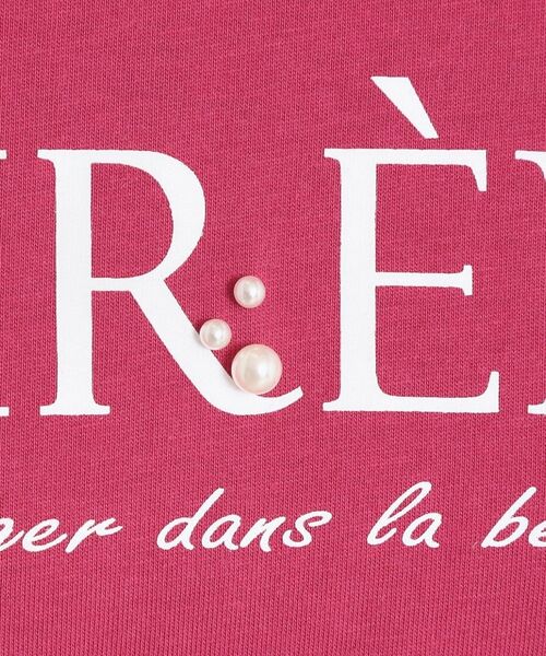 ITS'DEMO / イッツデモ Tシャツ | 【手洗い可】パール調ロゴTシャツ | 詳細12