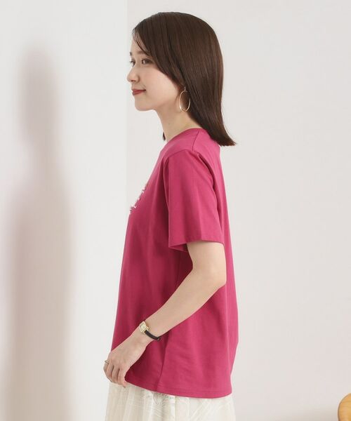 ITS'DEMO / イッツデモ Tシャツ | 【手洗い可】パール調ロゴTシャツ | 詳細14