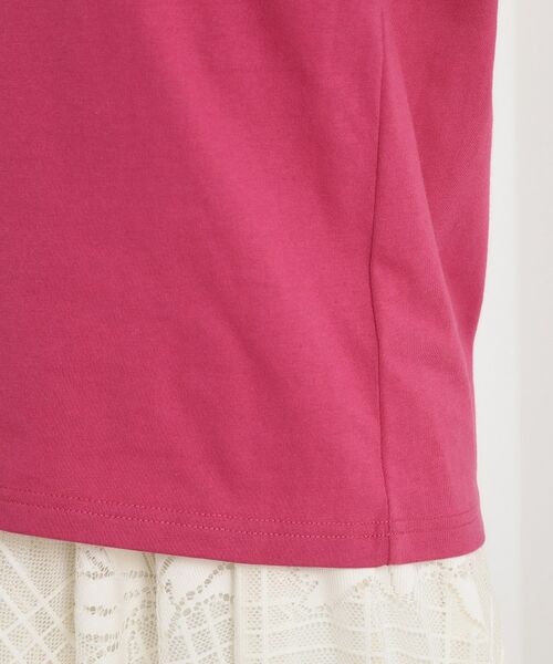 ITS'DEMO / イッツデモ Tシャツ | 【手洗い可】パール調ロゴTシャツ | 詳細18