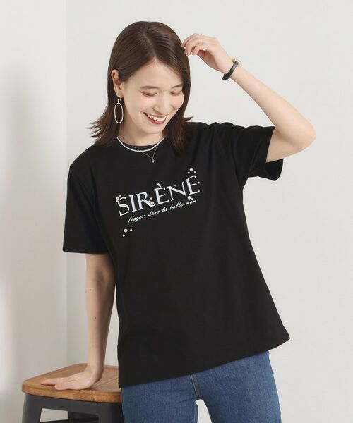 ITS'DEMO / イッツデモ Tシャツ | 【手洗い可】パール調ロゴTシャツ | 詳細6