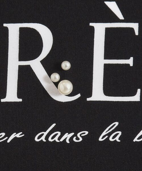 ITS'DEMO / イッツデモ Tシャツ | 【手洗い可】パール調ロゴTシャツ | 詳細8