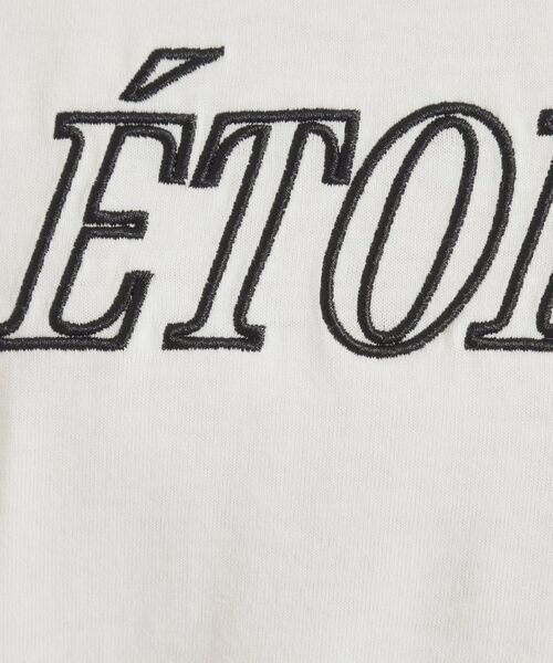 ITS'DEMO / イッツデモ Tシャツ | 【手洗い可】刺繍ロゴTシャツ | 詳細4