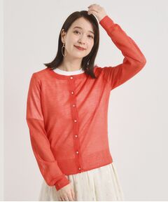 ITS'DEMO / イッツデモ カーディガン・ボレロ | 【手洗い可】ラメクルーカーディガン