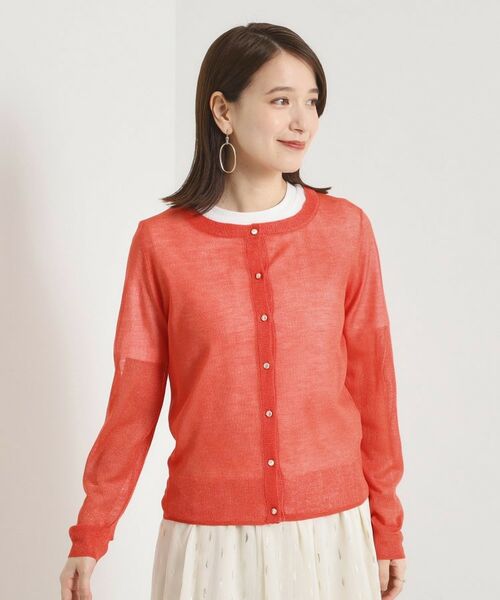 ITS'DEMO / イッツデモ カーディガン・ボレロ | 【手洗い可】ラメクルーカーディガン | 詳細19