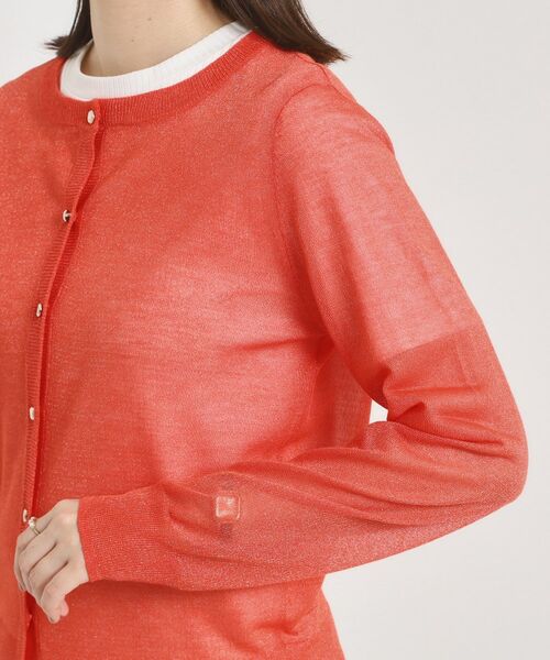 ITS'DEMO / イッツデモ カーディガン・ボレロ | 【手洗い可】ラメクルーカーディガン | 詳細23