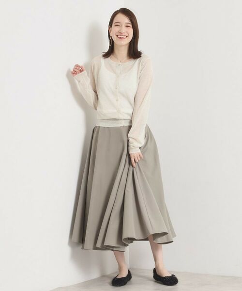 ITS'DEMO / イッツデモ カーディガン・ボレロ | 【手洗い可】ラメクルーカーディガン | 詳細4