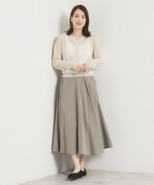 ITS'DEMO / イッツデモ カーディガン・ボレロ | 【手洗い可】ラメクルーカーディガン | 詳細5