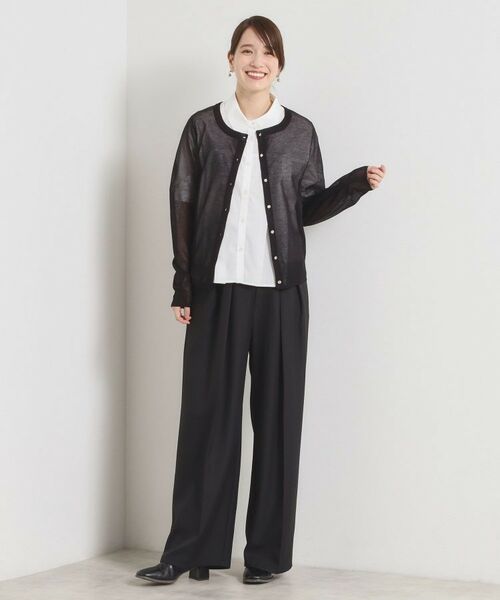 ITS'DEMO / イッツデモ カーディガン・ボレロ | 【手洗い可】ラメクルーカーディガン | 詳細9