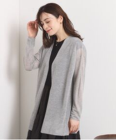 ITS'DEMO / イッツデモ カーディガン・ボレロ | 【手洗い可】ラメ着流しカーディガン