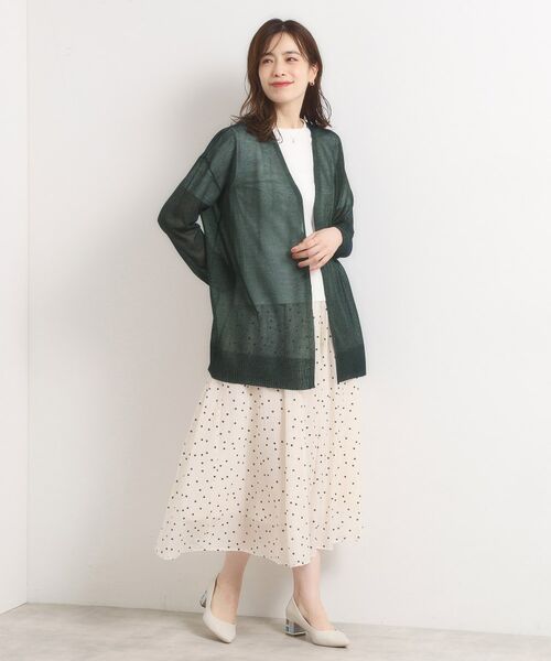 ITS'DEMO / イッツデモ カーディガン・ボレロ | 【手洗い可】ラメ着流しカーディガン | 詳細13