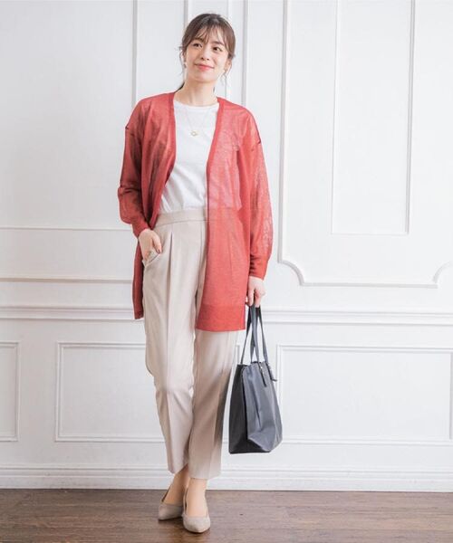 ITS'DEMO / イッツデモ カーディガン・ボレロ | 【手洗い可】ラメ着流しカーディガン | 詳細2