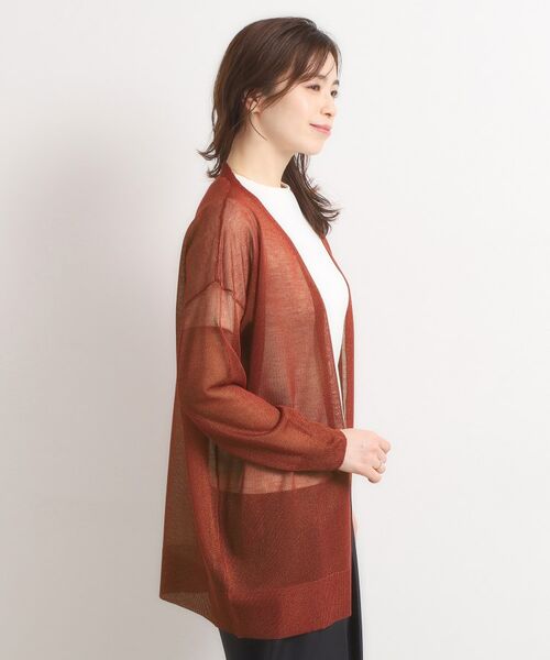 ITS'DEMO / イッツデモ カーディガン・ボレロ | 【手洗い可】ラメ着流しカーディガン | 詳細20