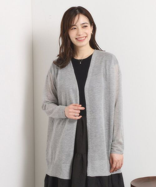 ITS'DEMO / イッツデモ カーディガン・ボレロ | 【手洗い可】ラメ着流しカーディガン | 詳細3