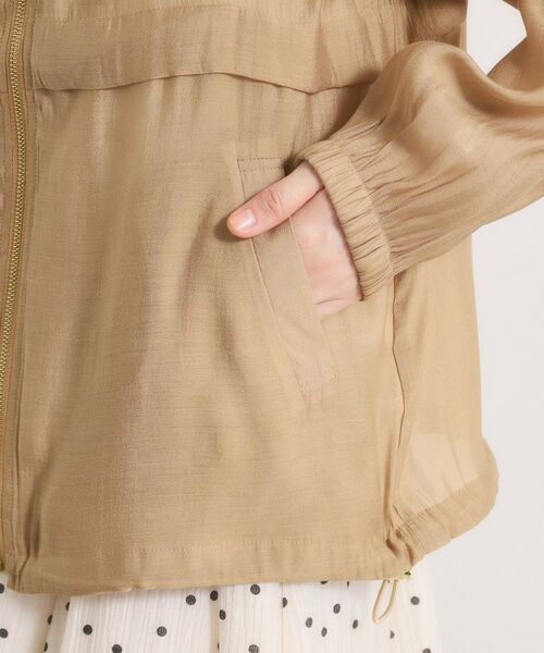 ITS'DEMO / イッツデモ レザーブルゾン・ジャケット | 【手洗い可】シアーブルゾン | 詳細14