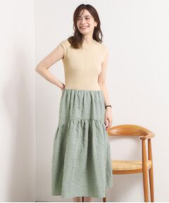 ITS'DEMO / イッツデモ ロング・マキシ丈ワンピース | 【手洗い可】ドッキングワンピース