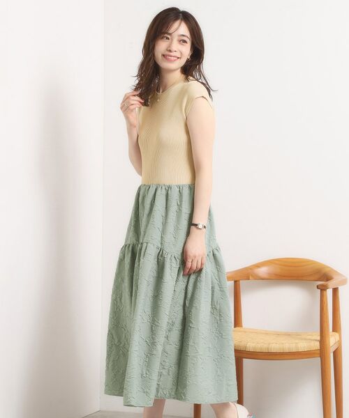 ITS'DEMO / イッツデモ ロング・マキシ丈ワンピース | 【手洗い可】ドッキングワンピース | 詳細10