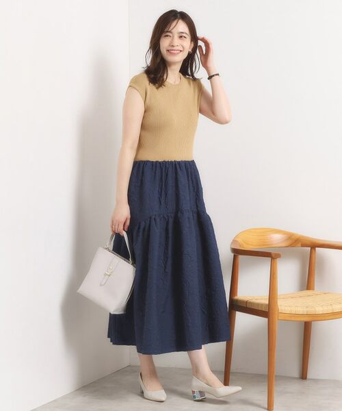 ITS'DEMO / イッツデモ ロング・マキシ丈ワンピース | 【手洗い可】ドッキングワンピース | 詳細14