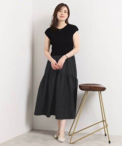 ITS'DEMO / イッツデモ ロング・マキシ丈ワンピース | 【手洗い可】ドッキングワンピース | 詳細6