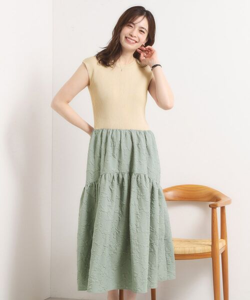 ITS'DEMO / イッツデモ ロング・マキシ丈ワンピース | 【手洗い可】ドッキングワンピース | 詳細8