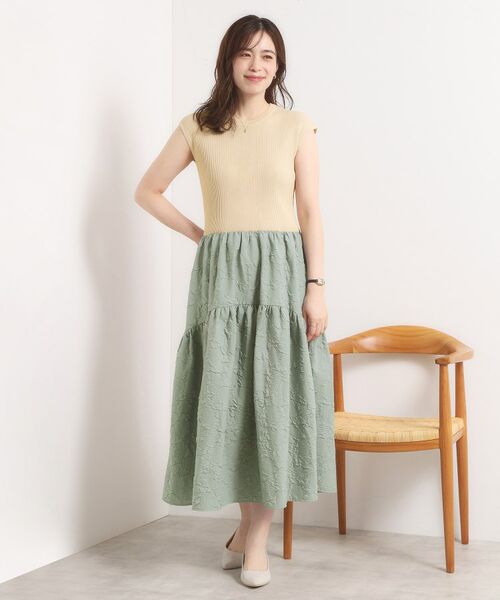 ITS'DEMO / イッツデモ ロング・マキシ丈ワンピース | 【手洗い可】ドッキングワンピース | 詳細9