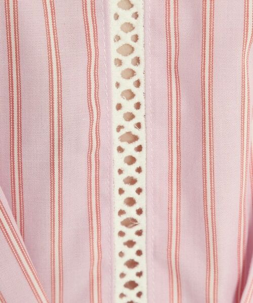 ITS'DEMO / イッツデモ シャツ・ブラウス | 【手洗い可】袖ツイストストライプブラウス | 詳細11