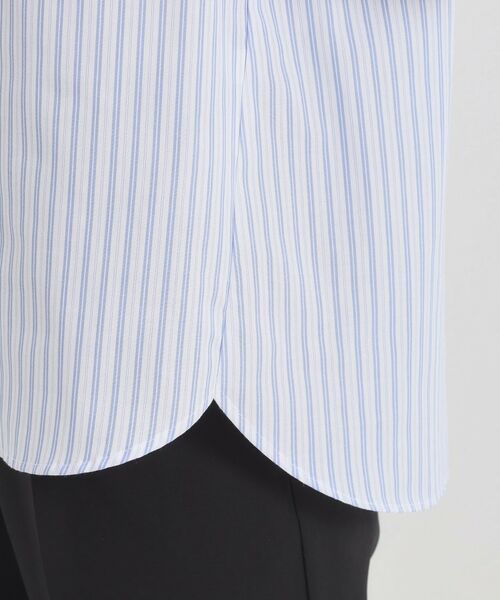 ITS'DEMO / イッツデモ シャツ・ブラウス | 【手洗い可】袖ツイストストライプブラウス | 詳細26