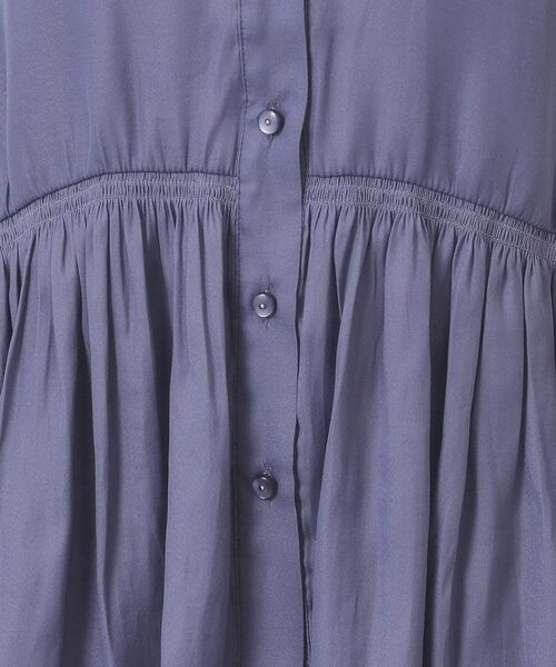 ITS'DEMO / イッツデモ シャツ・ブラウス | 【手洗い可】サテンペプラムブラウス | 詳細18