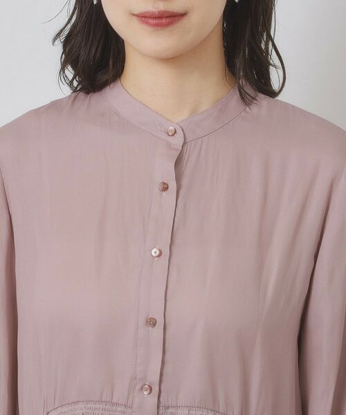 ITS'DEMO / イッツデモ シャツ・ブラウス | 【手洗い可】サテンペプラムブラウス | 詳細22