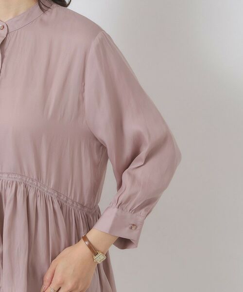 ITS'DEMO / イッツデモ シャツ・ブラウス | 【手洗い可】サテンペプラムブラウス | 詳細23