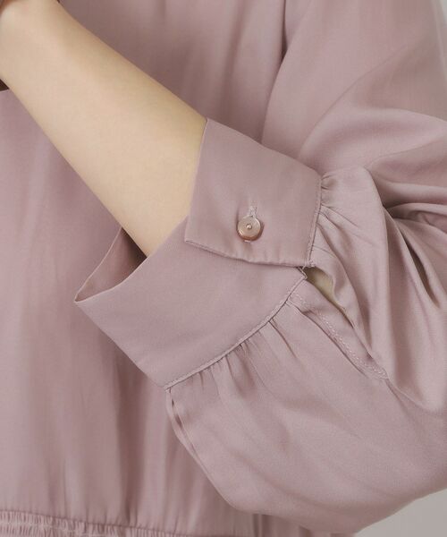 ITS'DEMO / イッツデモ シャツ・ブラウス | 【手洗い可】サテンペプラムブラウス | 詳細24