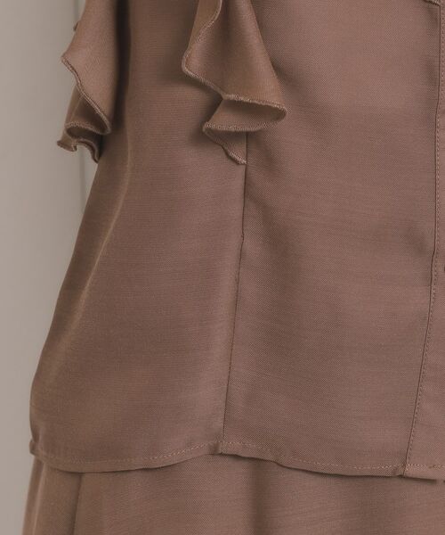 ITS'DEMO / イッツデモ シャツ・ブラウス | 【手洗い可／セットアップ可】シアーフリルブラウス | 詳細20