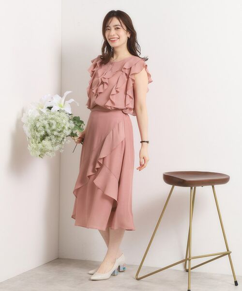 ITS'DEMO / イッツデモ シャツ・ブラウス | 【手洗い可／セットアップ可】シアーフリルブラウス | 詳細9