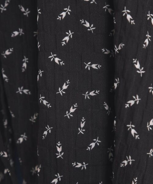 ITS'DEMO / イッツデモ シャツ・ブラウス | 【手洗い可】花柄シャーリング前開きブラウス | 詳細14