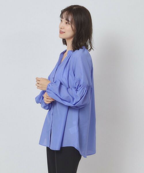 ITS'DEMO / イッツデモ シャツ・ブラウス | 【手洗い可】シアーボリューム袖ブラウス | 詳細11