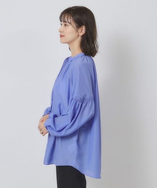 ITS'DEMO / イッツデモ シャツ・ブラウス | 【手洗い可】シアーボリューム袖ブラウス | 詳細16