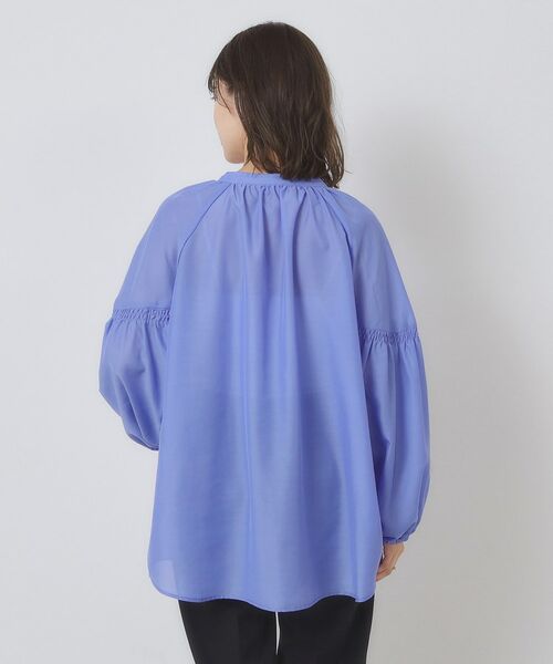 ITS'DEMO / イッツデモ シャツ・ブラウス | 【手洗い可】シアーボリューム袖ブラウス | 詳細17