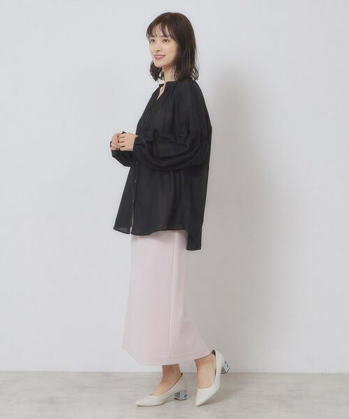 ITS'DEMO / イッツデモ シャツ・ブラウス | 【手洗い可】シアーボリューム袖ブラウス | 詳細5