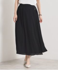 ITS'DEMO / イッツデモ ショート・ハーフ・半端丈パンツ | 【手洗い可／ウエストゴム】サイドプリーツパンツ